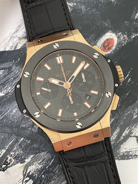 hublot big bang 44mm carbon|hublot big bang price list.